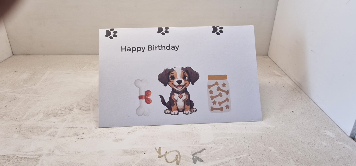 Dog lovers birthday card (ID16)