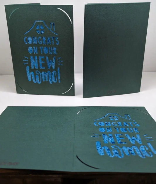 Congrats on your new home handmade New Home card (ID50)