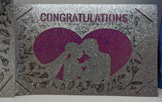 Conngratulations handmade Wedding card (ID49)