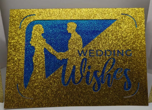 Wedding Wishes handmade Wedding card (ID48)