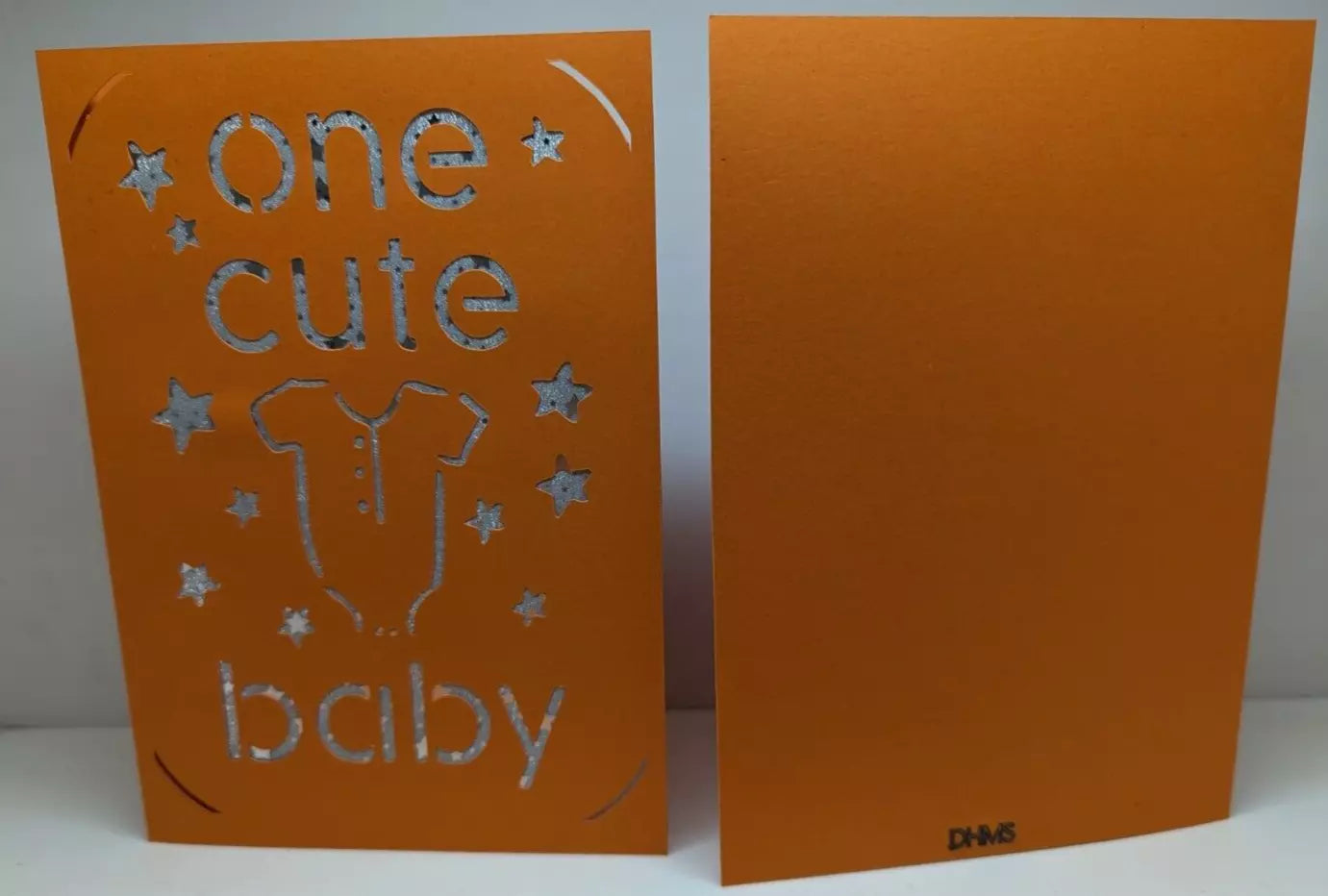 One Cute Baby handmade New Baby card (ID22)